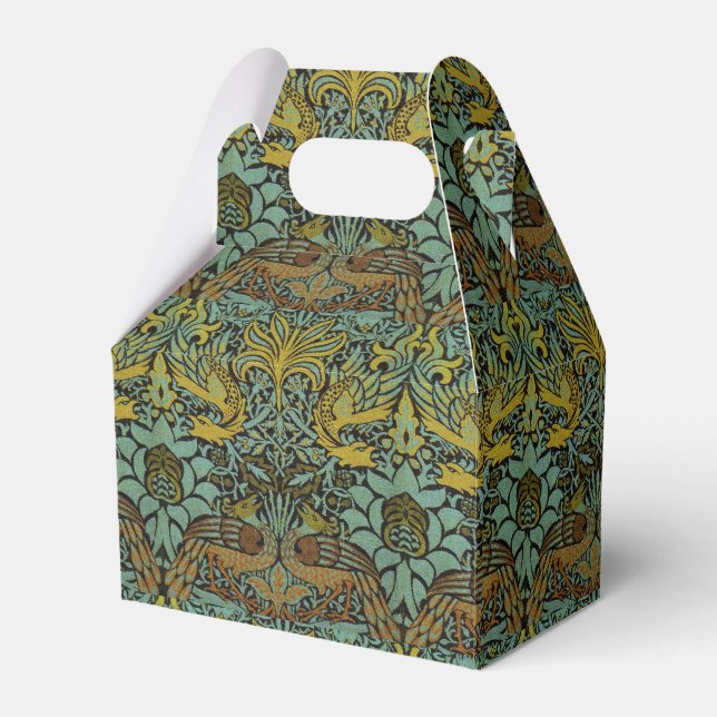 William Morris Peacock Dragon Wallpaper Geschenkschachtel (Vorderseite)