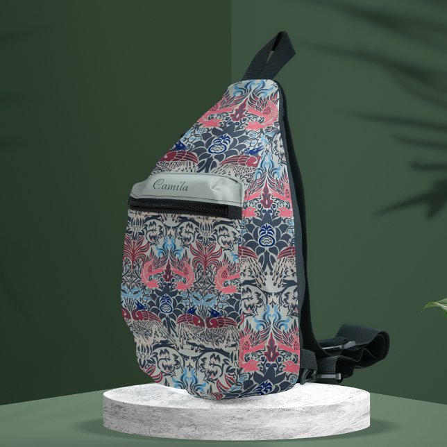 William Morris Peacock und Dragon Crossbody Bag (Von Creator hochgeladen)