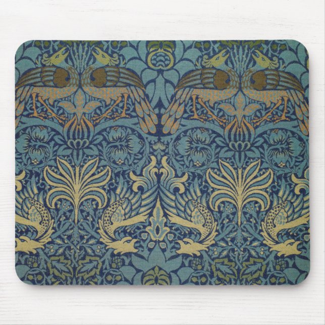 William morris Peacock und Dragon Mousepad (Vorne)