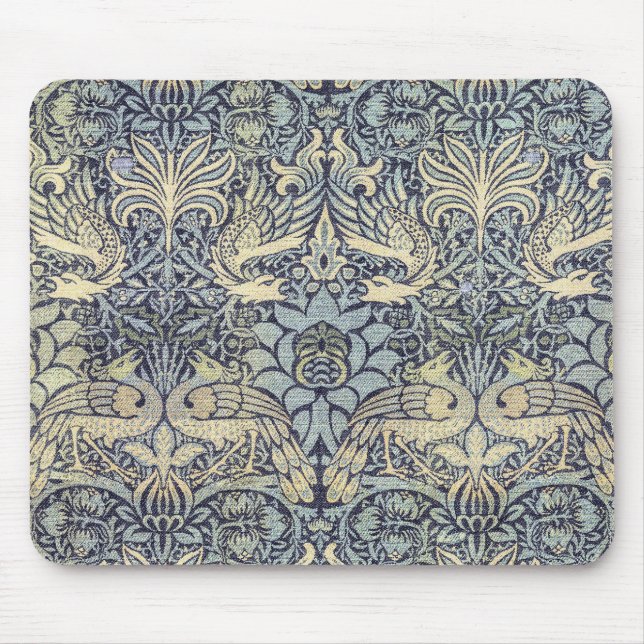 William Morris Peacock und Dragon Mousepad (Vorne)
