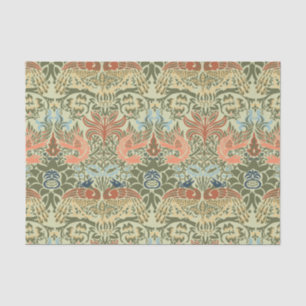 William Morris Peacock und Dragon Seidenpapier