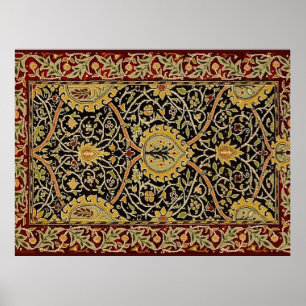 William Morris Perserteppich-Kunstposterdesign Poster