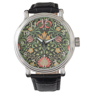 William Morris Persian Floral Antique Armbanduhr