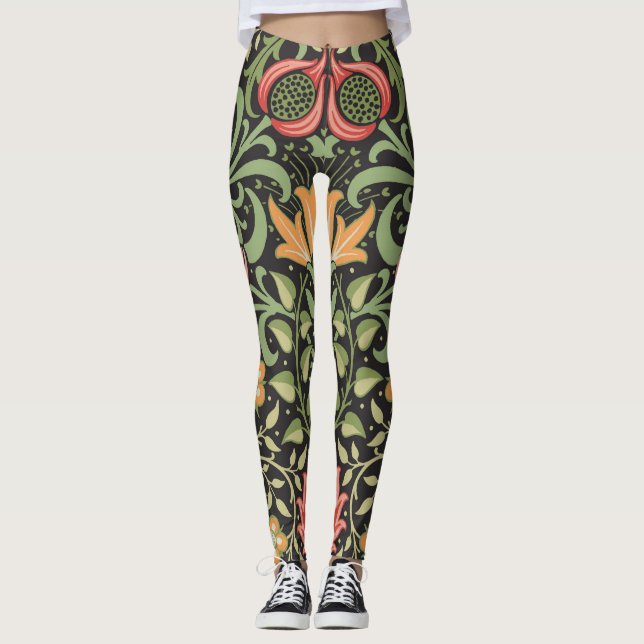William Morris Persian Floral Antique Leggings (Vorderseite)