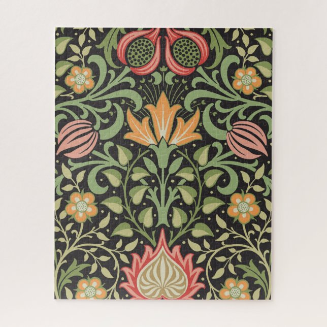 William Morris Persian Floral Antique Puzzle (Vertikal)
