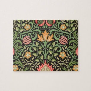 William Morris Persian Floral Antique Puzzle