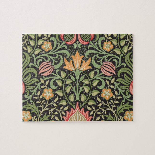 William Morris Persian Floral Antique Puzzle (Horizontal)