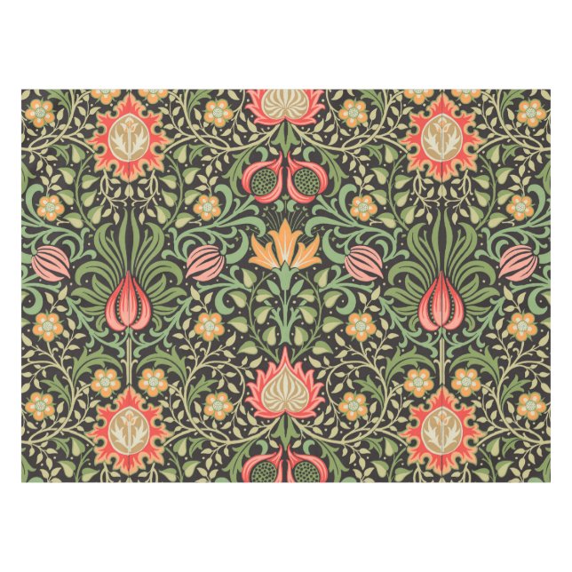 William Morris Persian Floral Antique Tischdecke (Vorderseite (Horizontal))