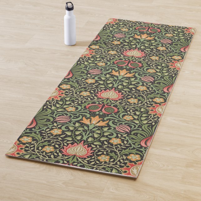 William Morris Persian Floral Antique Yogamatte (Beispiel)