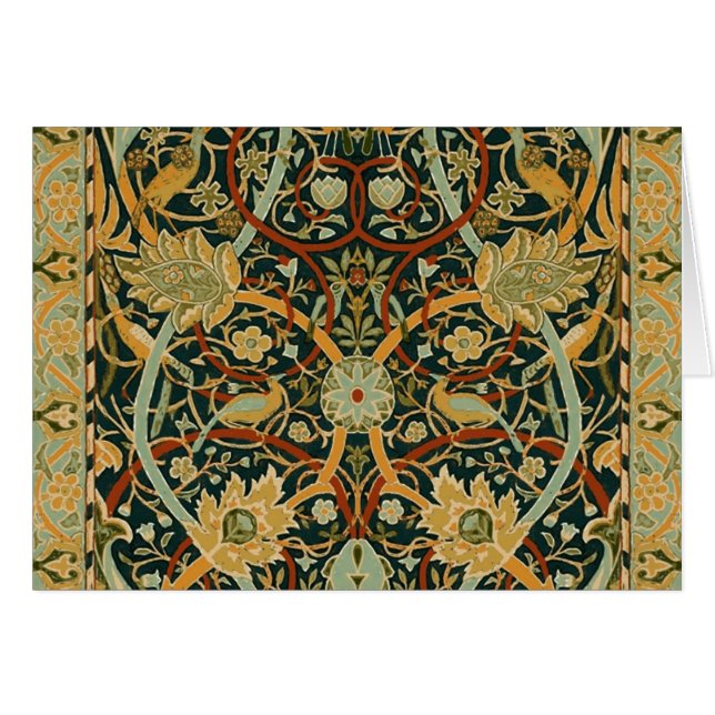 William Morris Persian Oriental Tepet Art (Vorderseite (Horizontal))