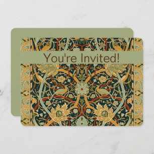 William Morris Persian Oriental Tepet Art Einladung