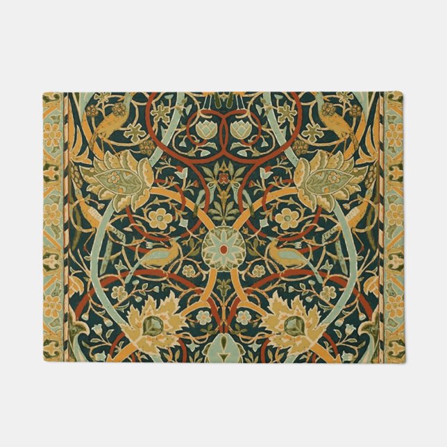 William Morris Persian Oriental Tepet Art Fußmatte (Vorderseite)