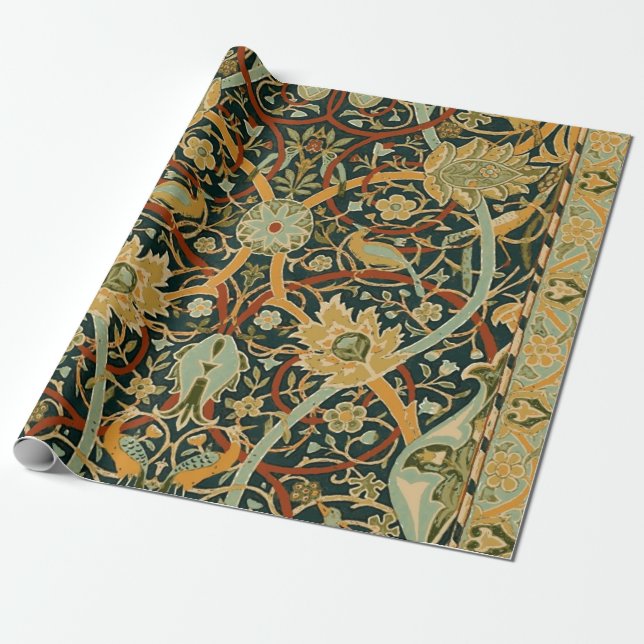 William Morris Persian Oriental Tepet Art Geschenkpapier (Ungerollt)