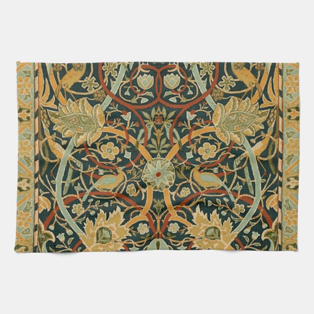 William Morris Persian Oriental Tepet Art Handtuch (Horizontal)
