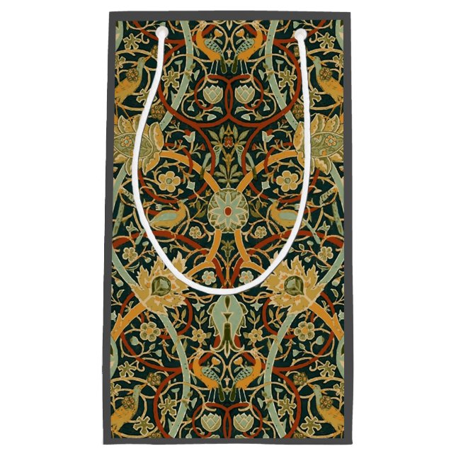 William Morris Persian Oriental Tepet Art Kleine Geschenktüte (Vorderseite)