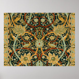 William Morris Persian Oriental Tepet Art Poster