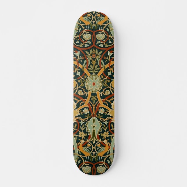 William Morris Persian Oriental Tepet Art Skateboard (Vorne)