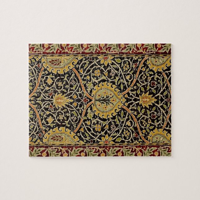 William Morris Persian Tepet Art Print Design Puzzle (Horizontal)