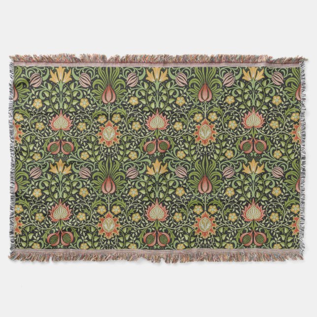 William Morris Persischer Floral Botanischer Entwu Decke (Vorderseite)