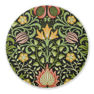 William Morris Persischer Floral Botanischer Entwu Keramikknauf