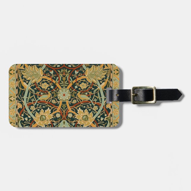 William Morris Persischer Orientalischer Teppich K Gepäckanhänger (Vorderseite horizontal)