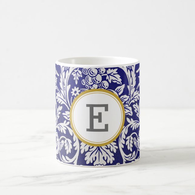 William Morris PERSONALISIERT INITIAL Kaffeetasse (Mittel)