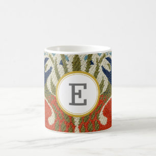 William Morris PERSONALISIERT INITIAL Kaffeetasse