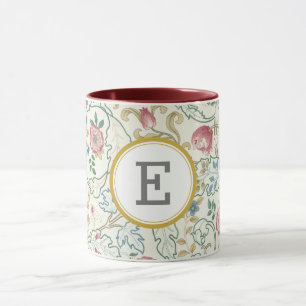 William Morris PERSONALISIERT INITIAL Tasse