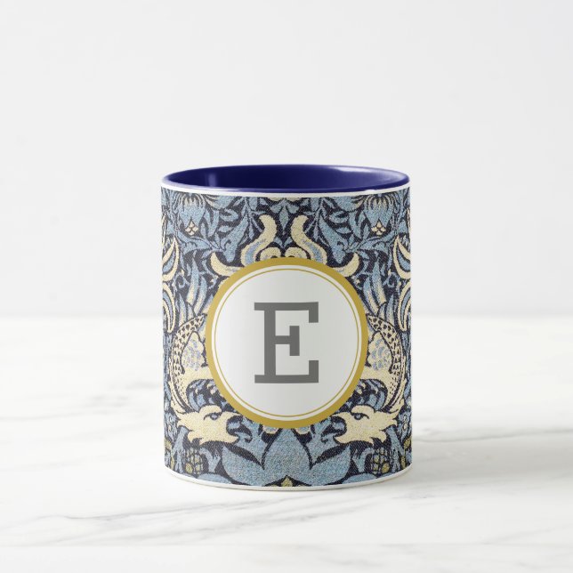 William Morris PERSONALISIERT INITIAL Tasse (Zentrum)