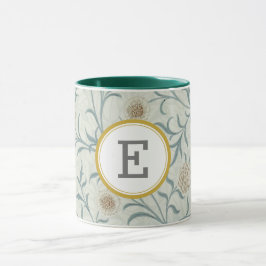 William Morris PERSONALISIERT INITIAL Tasse
