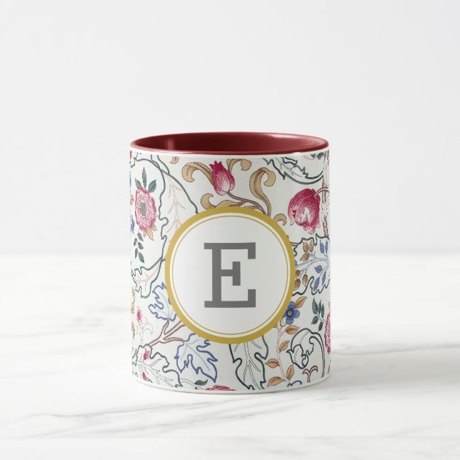 William Morris PERSONALISIERT INITIAL Tasse (Zentrum)