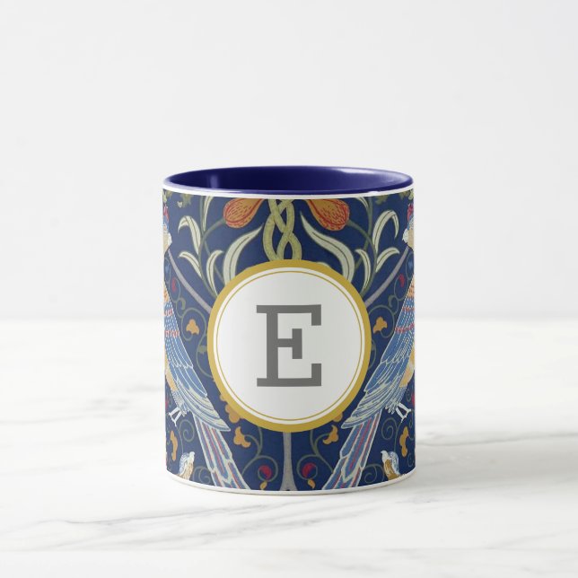 William Morris PERSONALISIERT INITIAL Tasse (Zentrum)