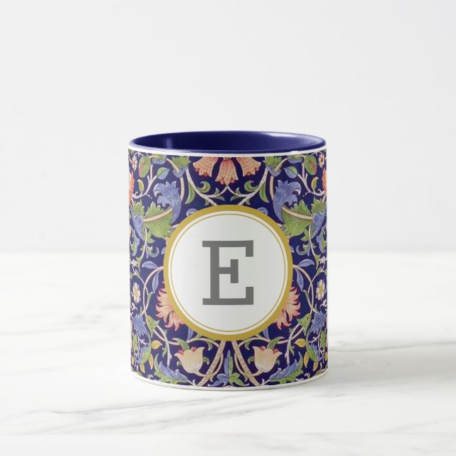 William Morris PERSONALISIERT INITIAL Tasse (Zentrum)