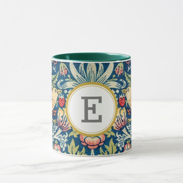 William Morris PERSONALISIERT INITIAL Tasse (Zentrum)