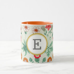 William Morris PERSONALISIERT INITIAL Tasse