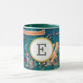 William Morris PERSONALISIERT INITIAL Tasse