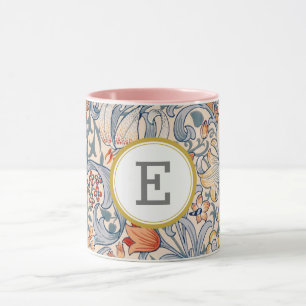William Morris PERSONALISIERT INITIAL Tasse