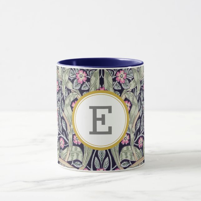 William Morris PERSONALISIERT INITIAL Tasse (Zentrum)