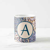 William Morris PERSONALISIERT INITIAL TASSE
