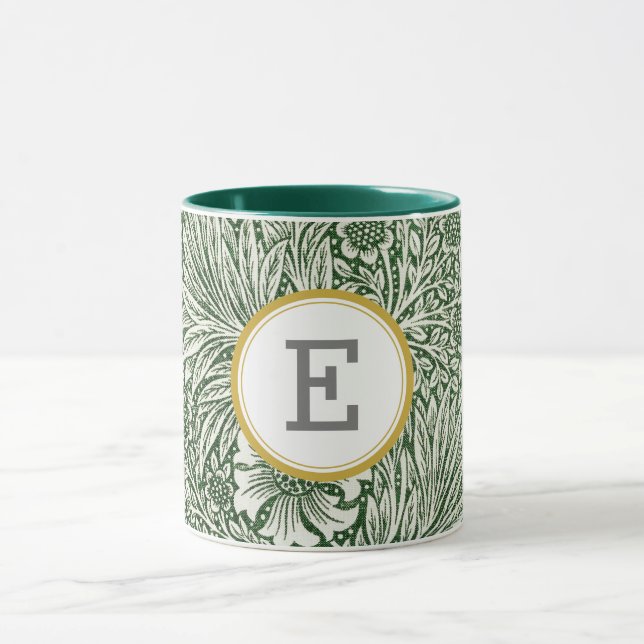 William Morris PERSONALISIERT INITIAL Tasse (Zentrum)