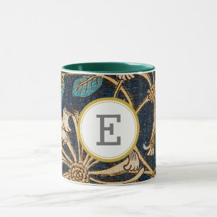 William Morris PERSONALISIERTE INITIALE Tasse