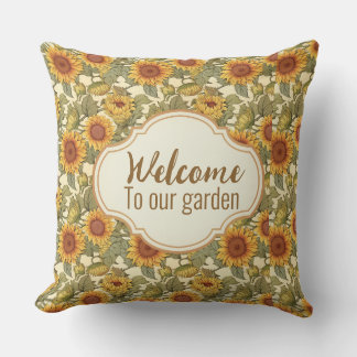 William Morris Personalisierter Herbstsonnenplatz Kissen