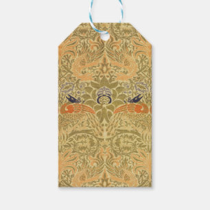 William Morris Pfau Drache Vintage Arts Crafts Geschenkanhänger