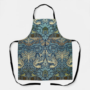 William Morris Pfau und Drache Webdesign Schürze