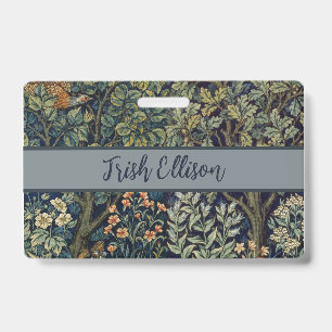 William Morris Pheasant Bird Tree Botanical Ausweis