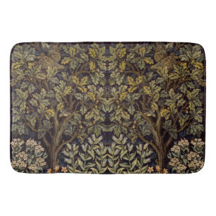 William Morris - Pheasant Bird Tree Botanical Badematte