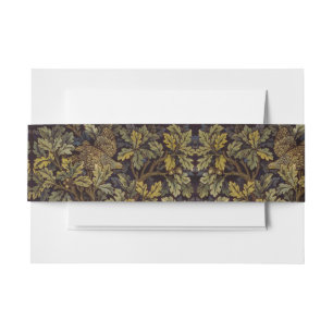 William Morris - Pheasant Bird Tree Botanical Einladungsbanderole