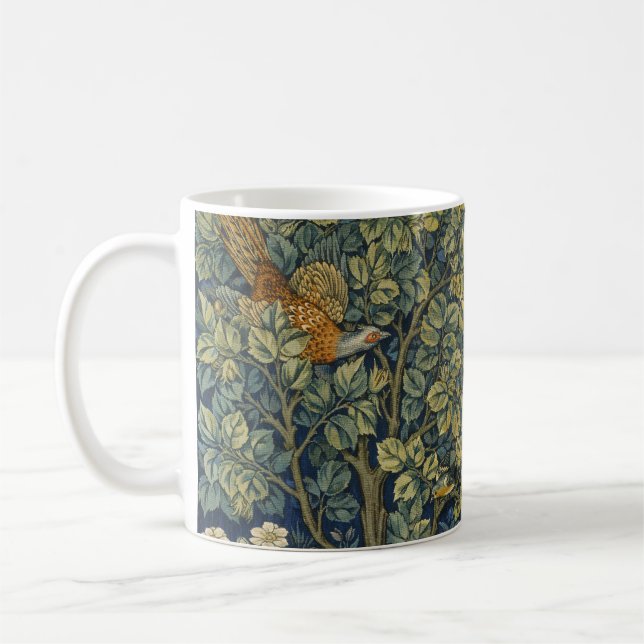 William Morris - Pheasant Bird Tree Botanical Kaffeetasse (Links)