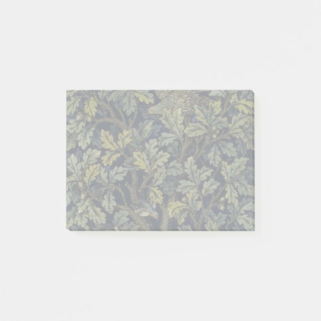 William Morris - Pheasant Bird Tree Botanical Post-it Klebezettel (Vorderseite)