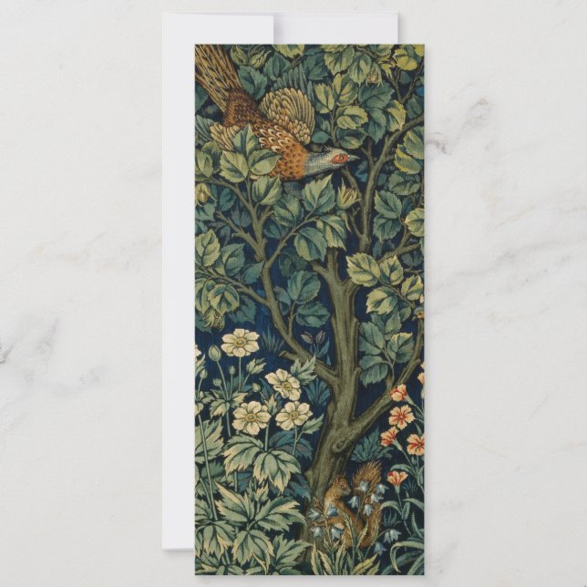William Morris Pheasant Bird Tree Woodland (Vorderseite)